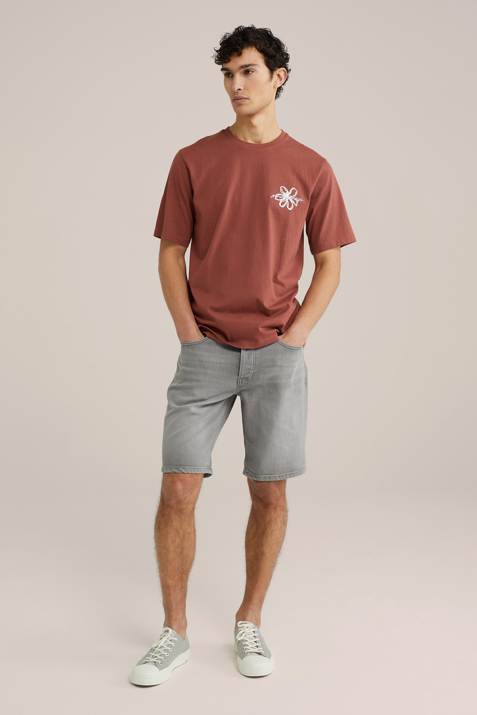 Heren Relaxed fit T-shirt met print