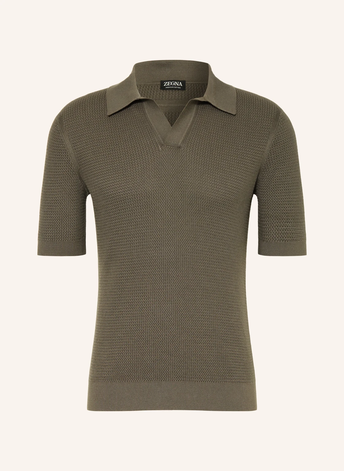 ZEGNA Strick-Poloshirt