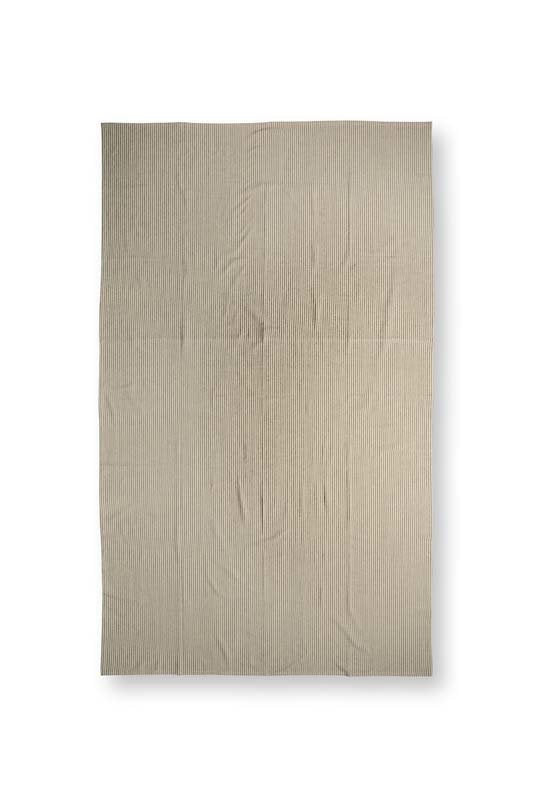 vtwonen Tafelkleed - Gestreept - Beige Grijs - 150x250cm