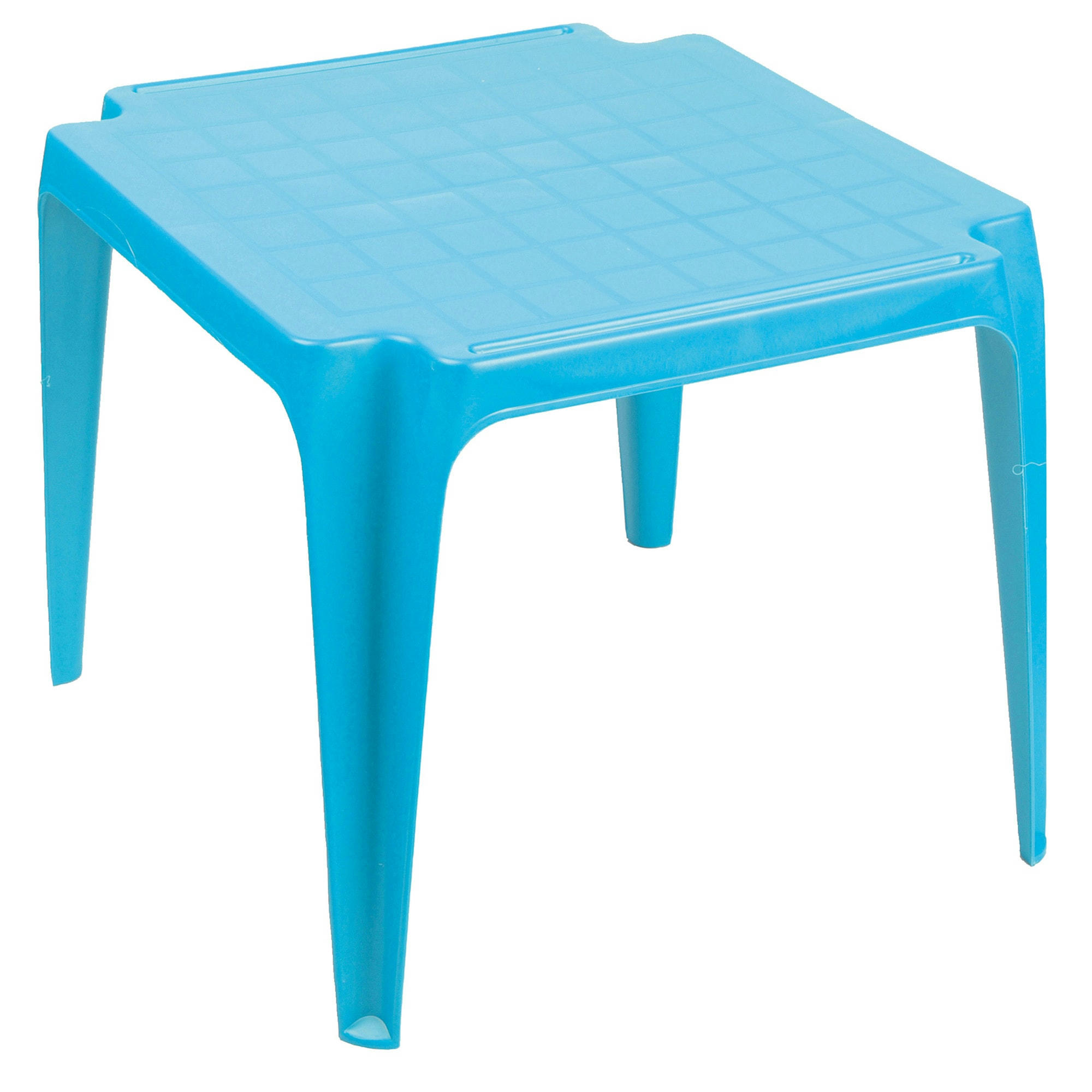 - Table de jardin pour enfant plastique bleu