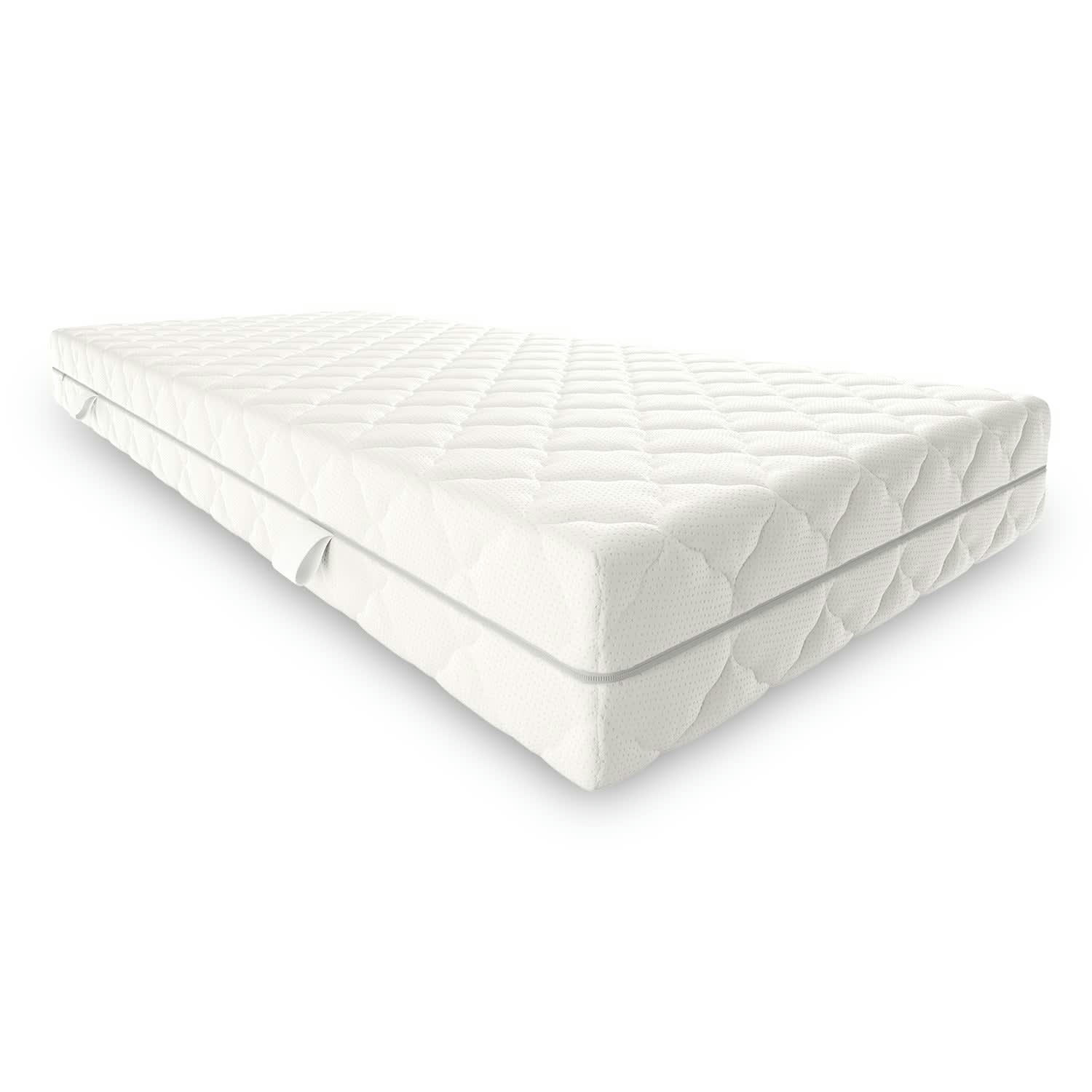 - Matelas 140x190, Matelas à ressort ensachés, Hauteur 21cm