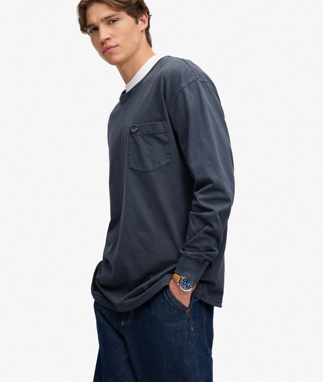 Long Sleeve Pocket T-Shirt