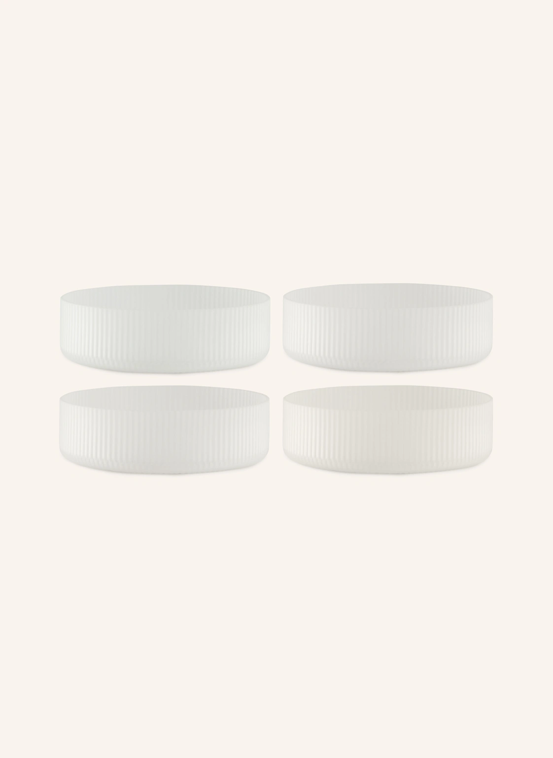Ferm LIVING 4er-Set Schalen RIPPLE