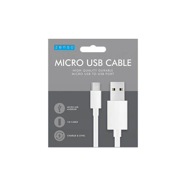Zenso Micro Usb Cable 1 Metre