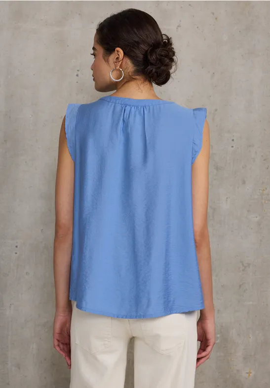 Blusentop mit Rüschen