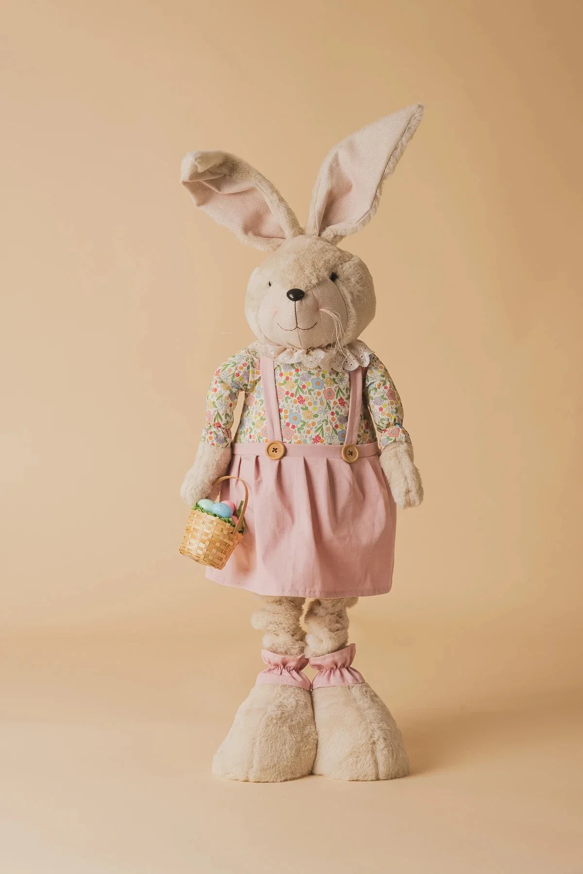 Large Ms. Bunny Figurine with Extendable Legs