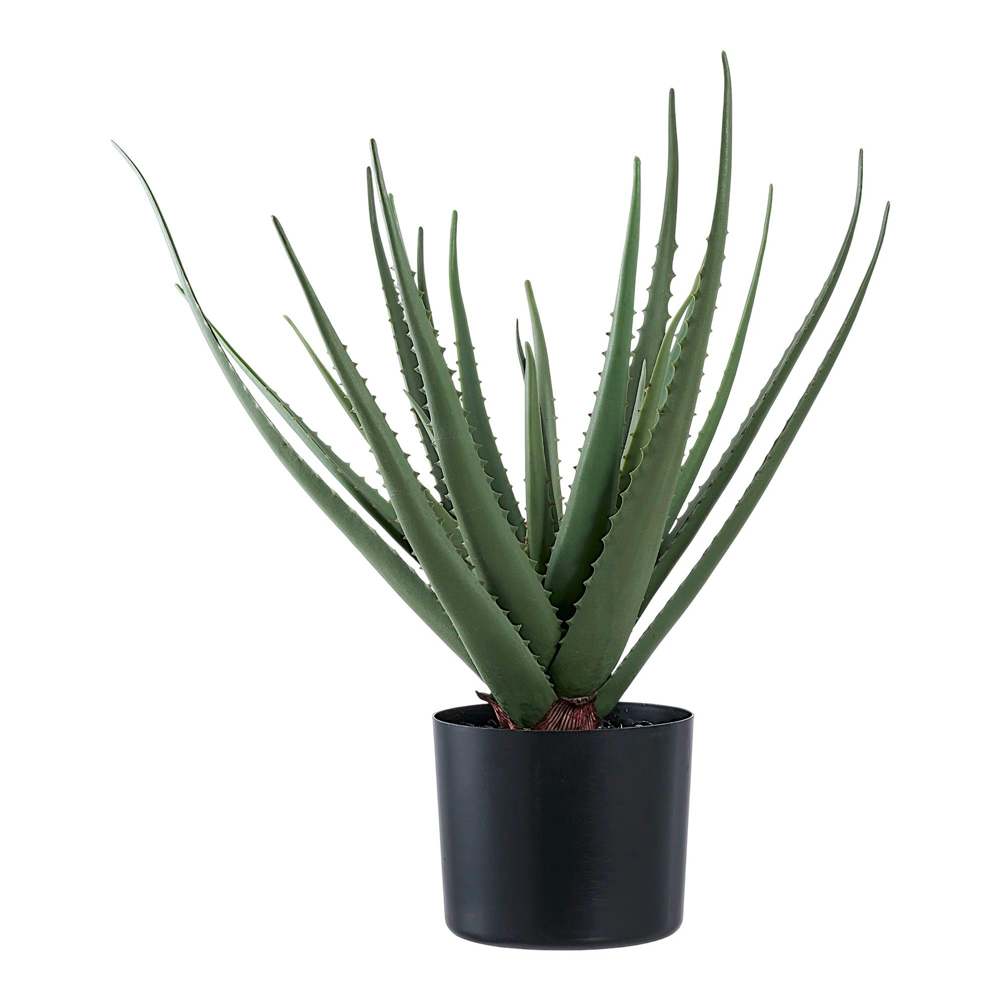 Aloe vera artificiel en pot