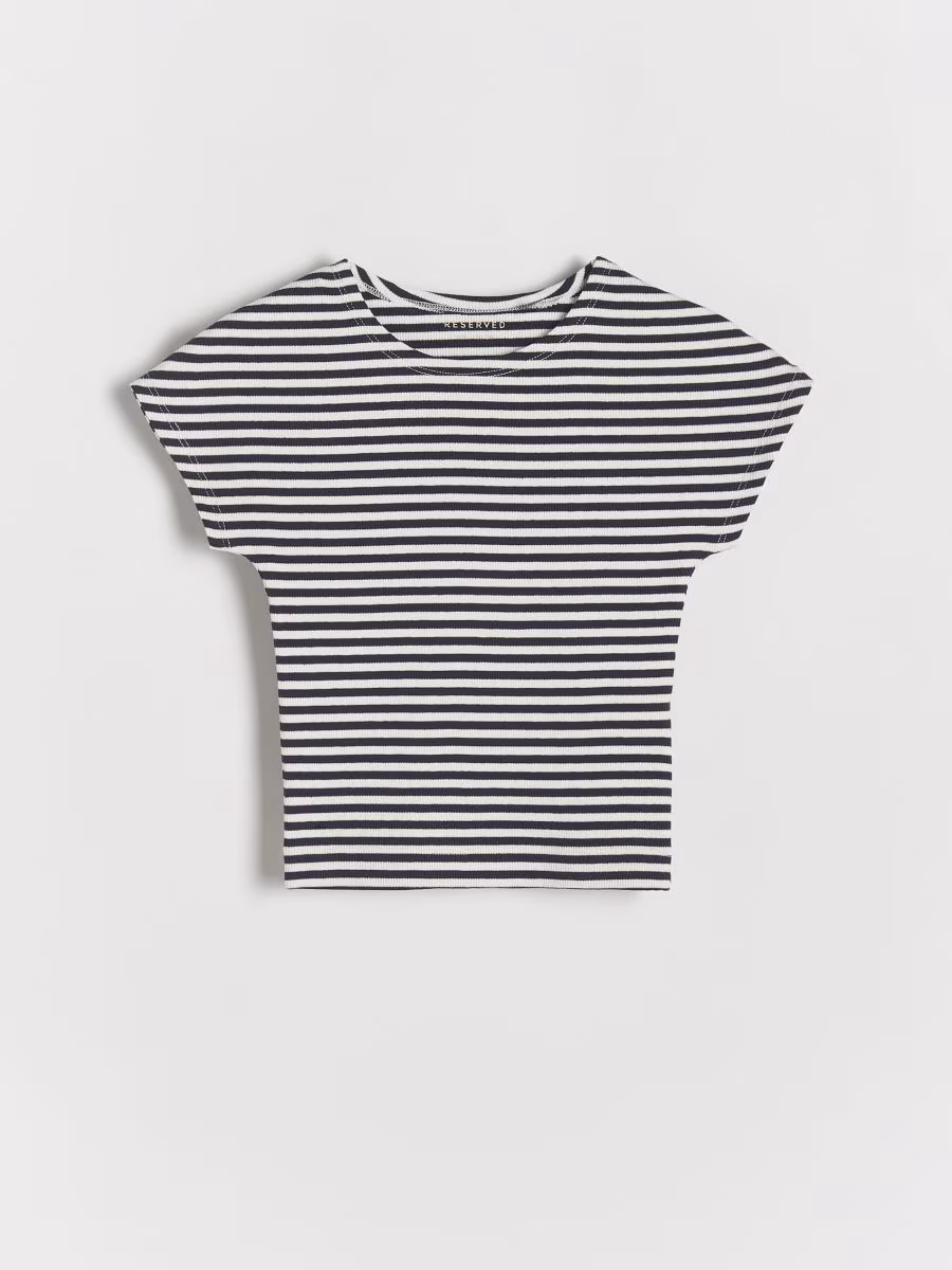 Rib Knit T-Shirt