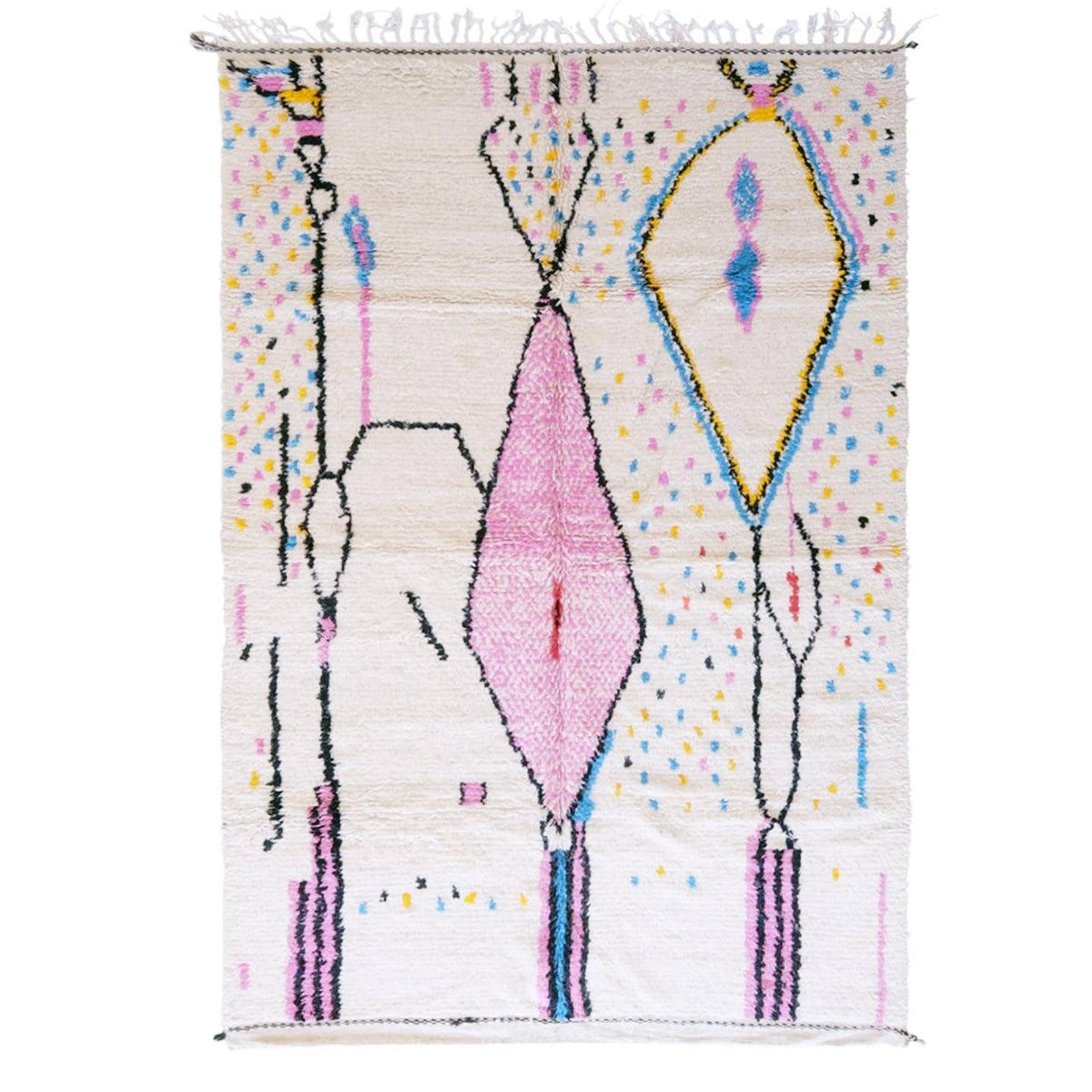 AFK Living vloerkleed Berber - handgemaakt - Wol - 80 cm x 240 cm