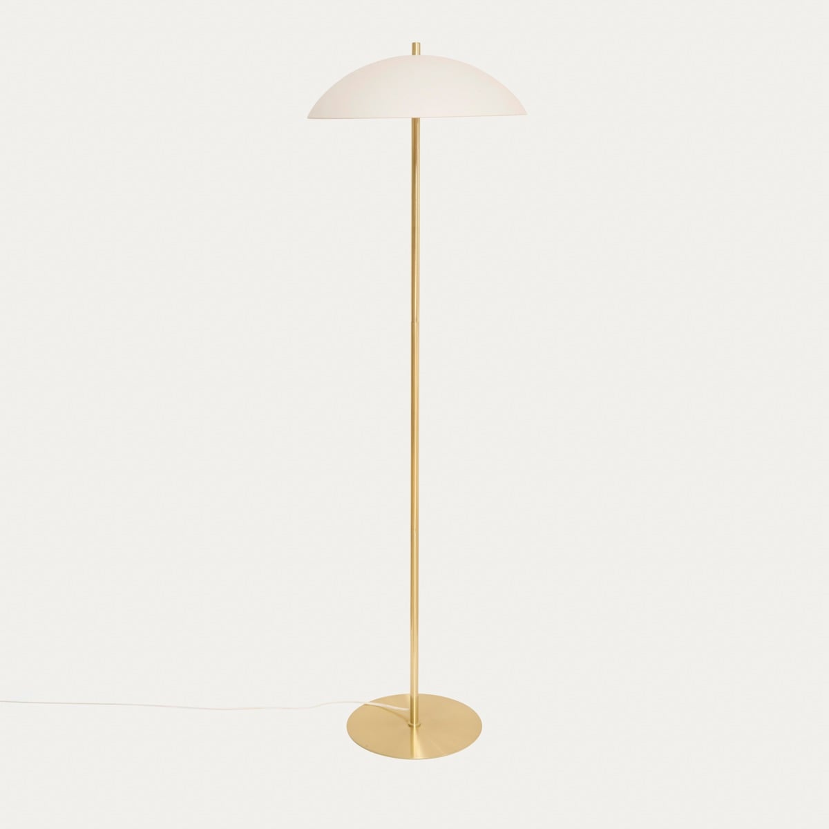 Lampa podłogowa DELCIA biała 45x150 cm