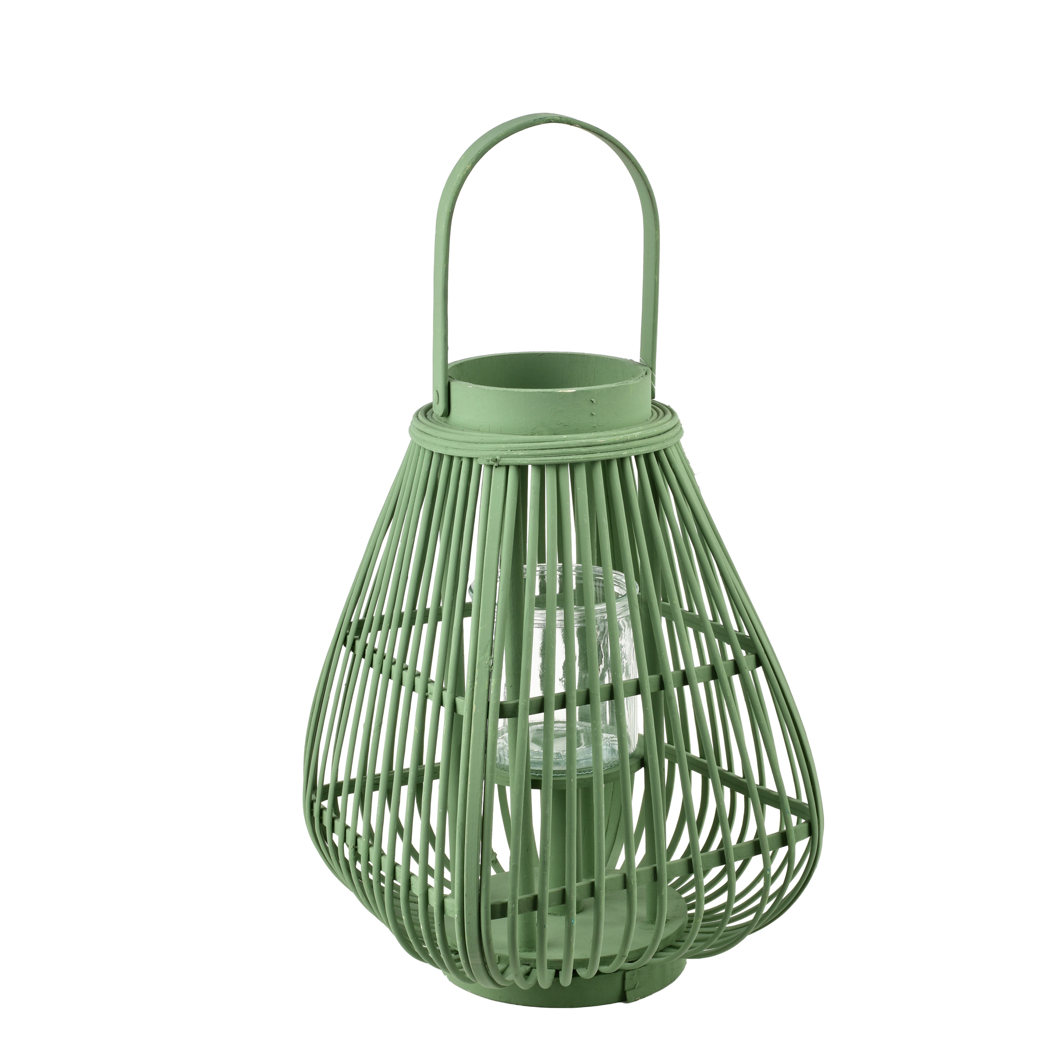 LUCIE GREEN Lampion 24x24x37cm/51cm