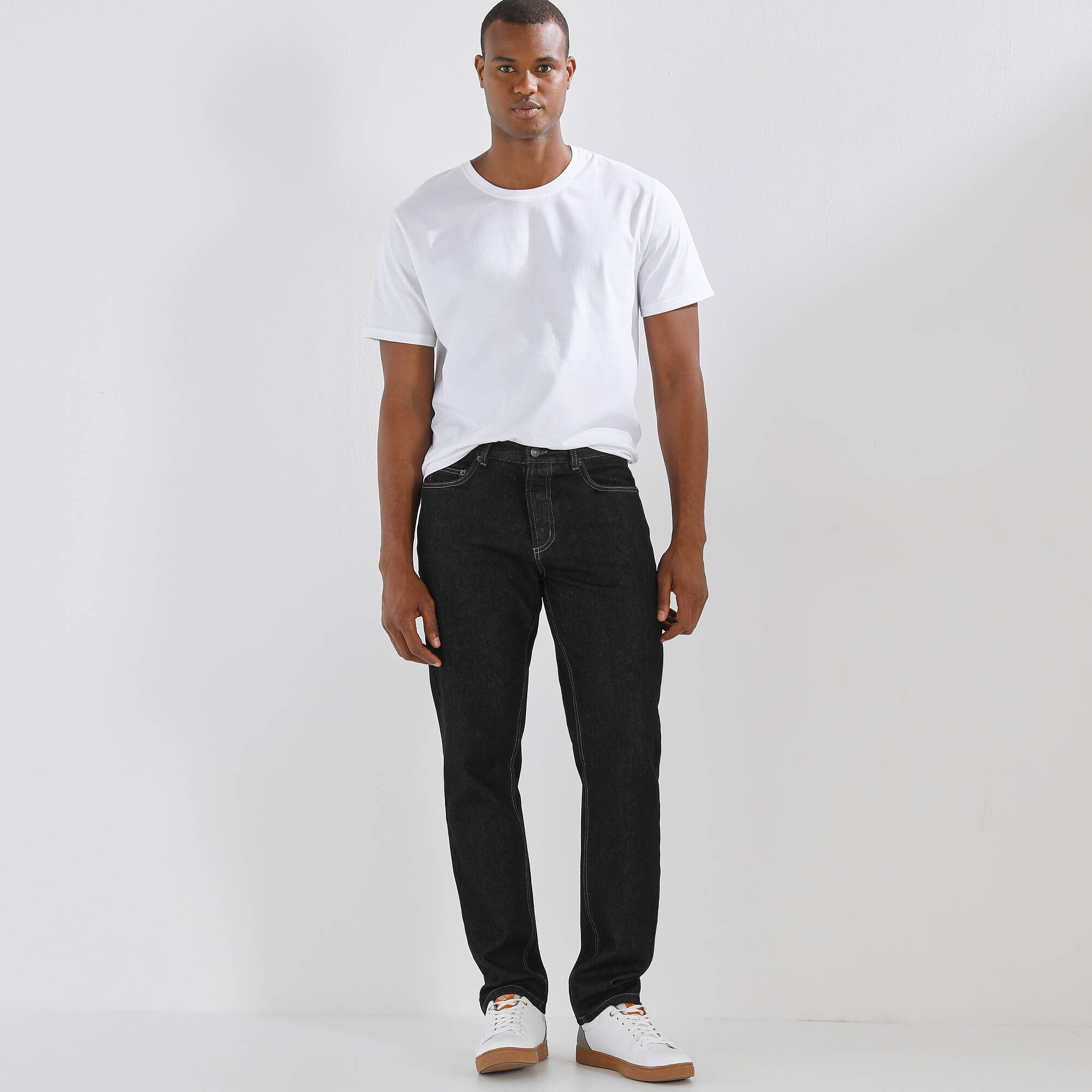 Jean droit basique 100% coton - L28