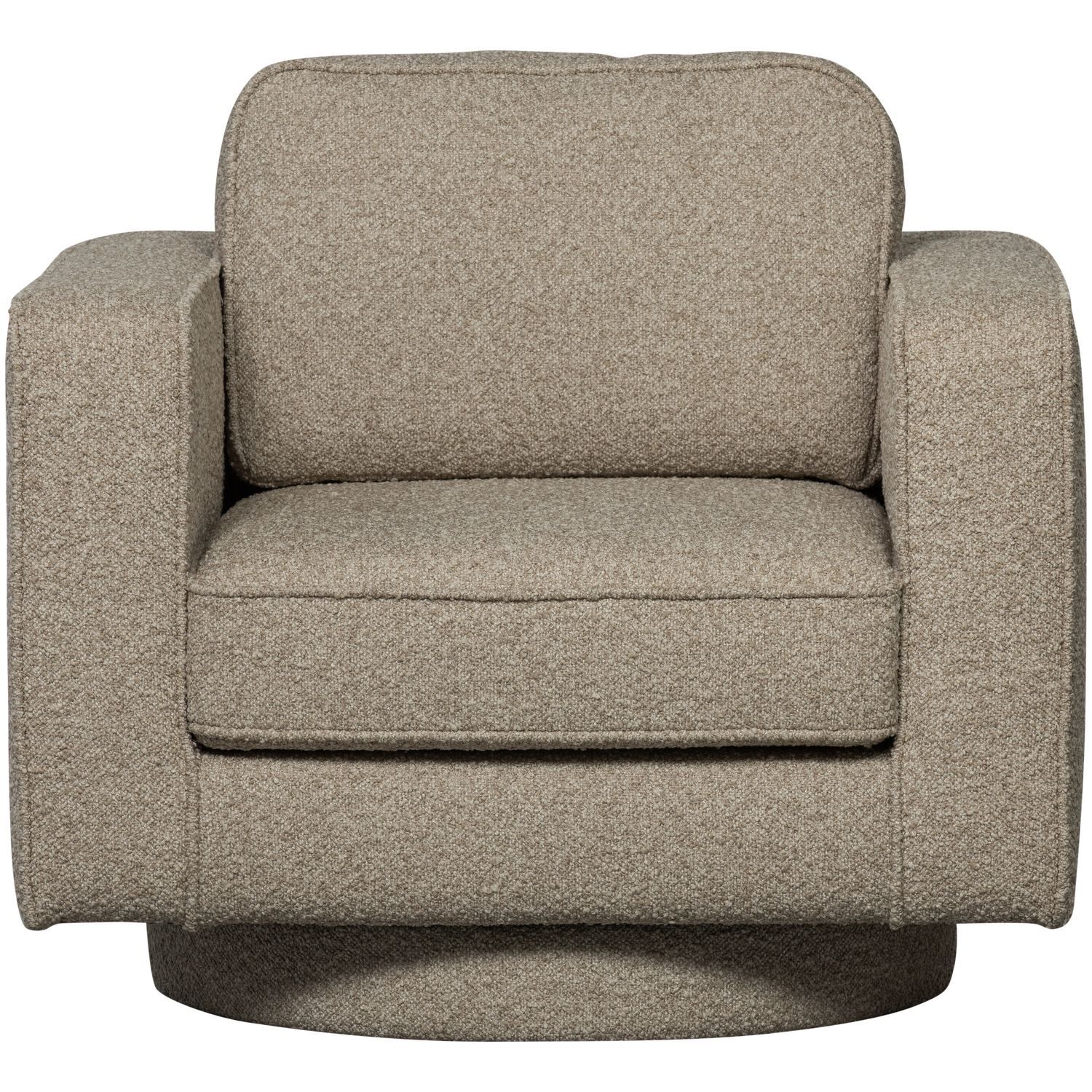 vtwonen draaifauteuil Lazy - Bouclé - Zand