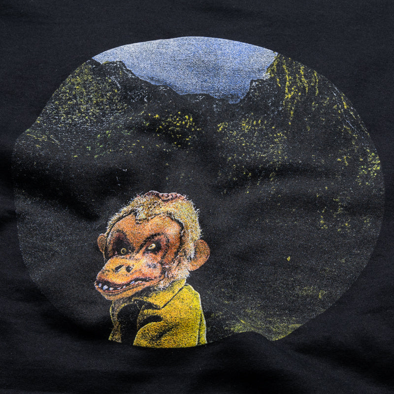 Fucking Awesome Landscape Brainscape Crewneck - Black