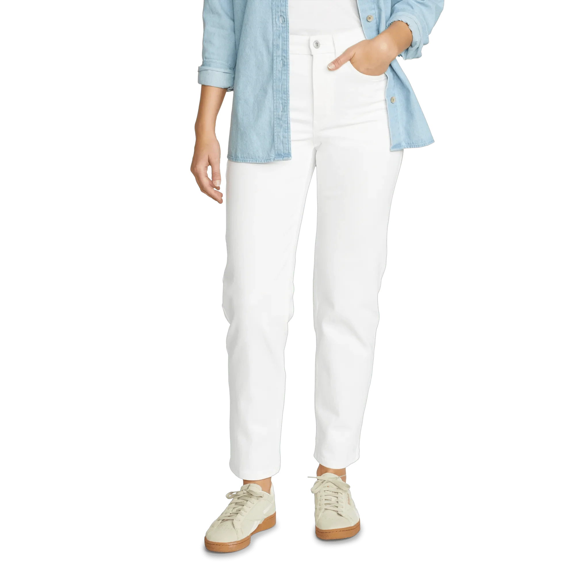 Women's Authentic High-Rise Straight Leg Jeans