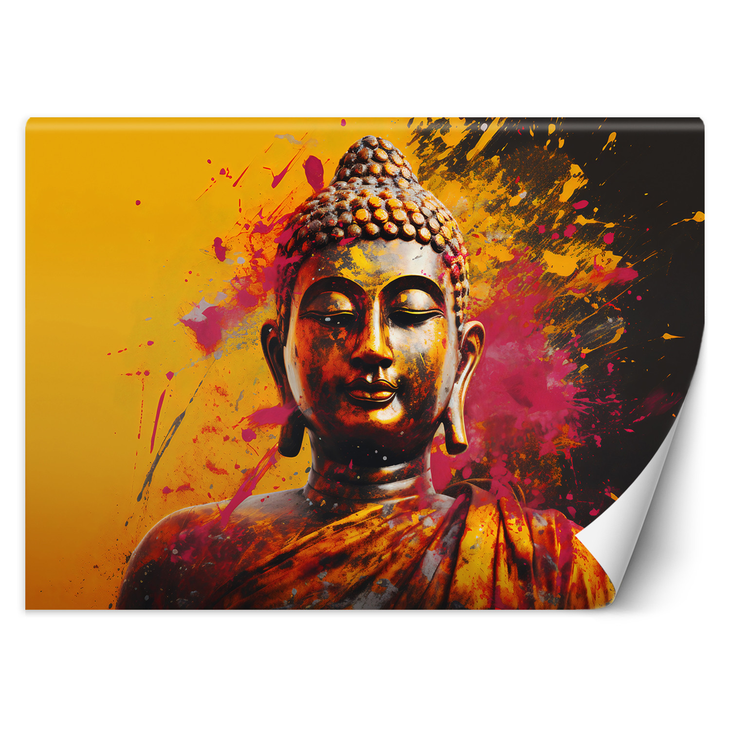 Feeby Fototapeta, Budda na abstrakcyjnym tle 150x105