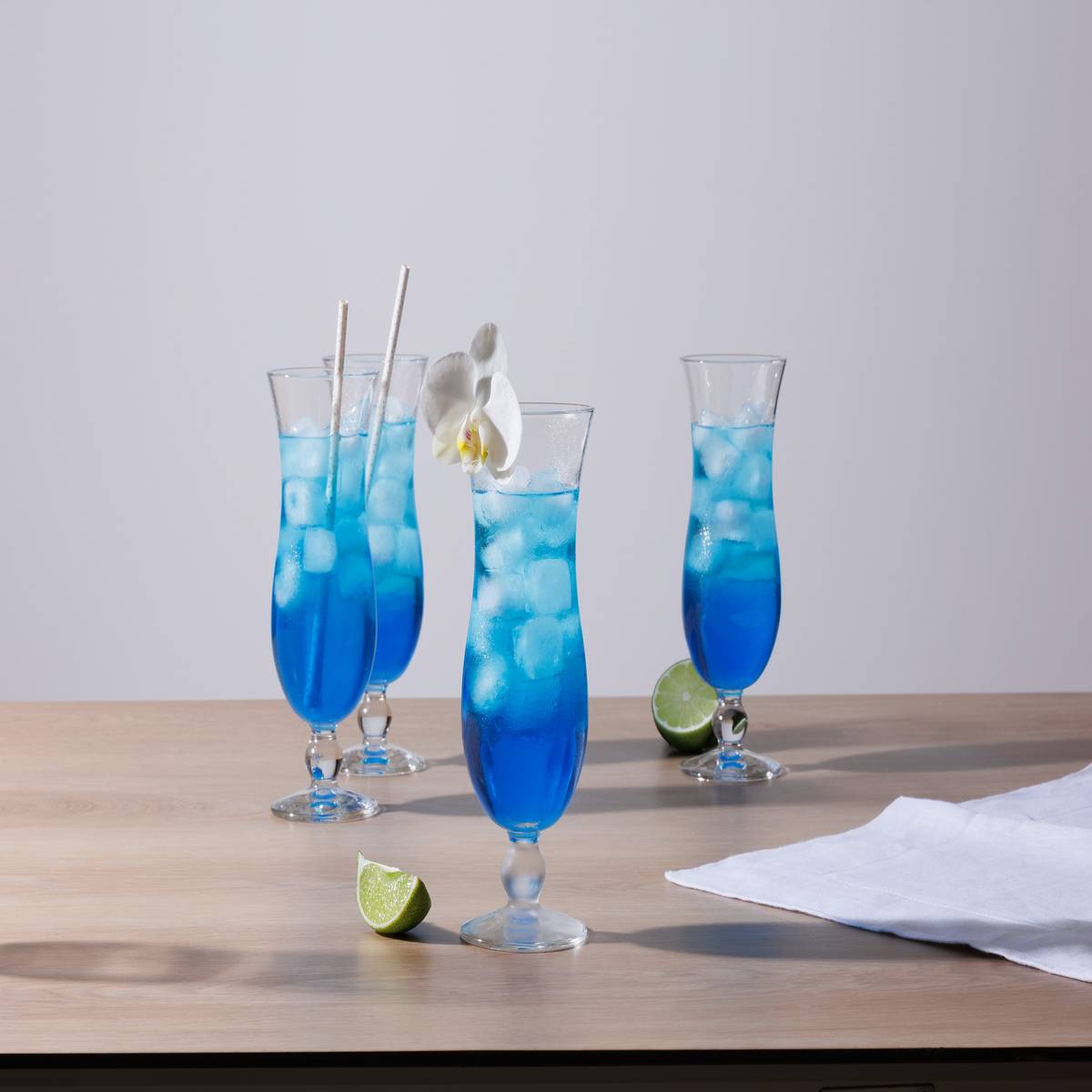 Set of 4 "Hawai" cocktail glasses 440 ml, Transparent