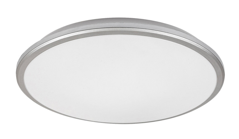 Plafon Engonokrągły srebrno-biały LED 1x18W 27cm 1220lm IP20 Rabalux
