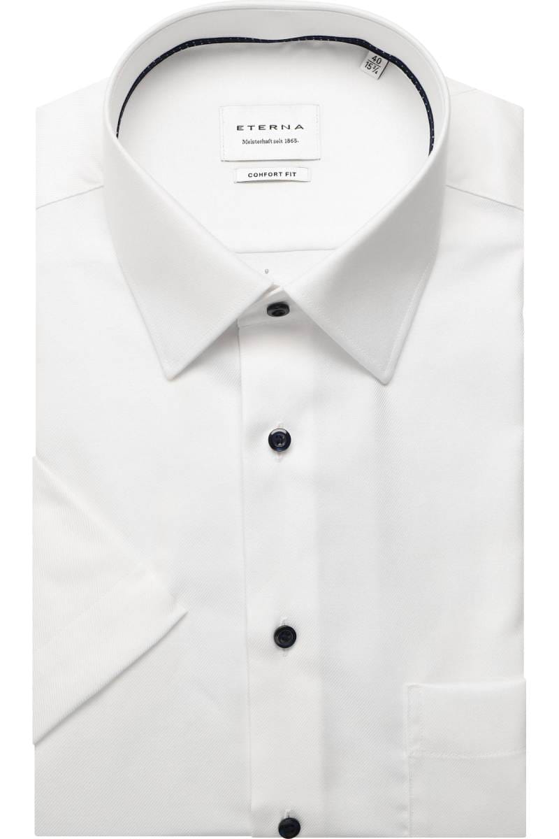 ETERNA Comfort Fit Hemd weiss, Strukturiert
