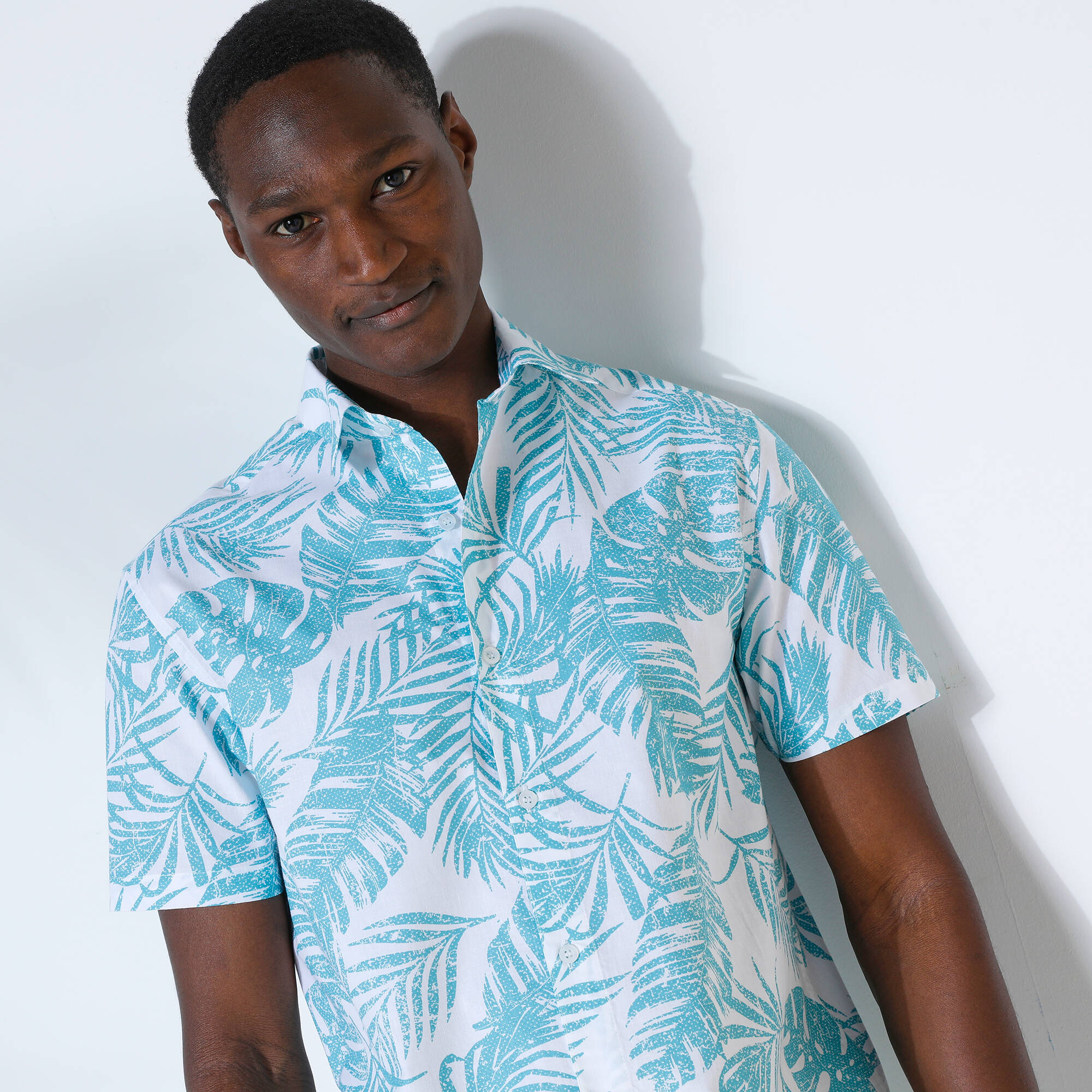 Chemise imprimée manches courtes