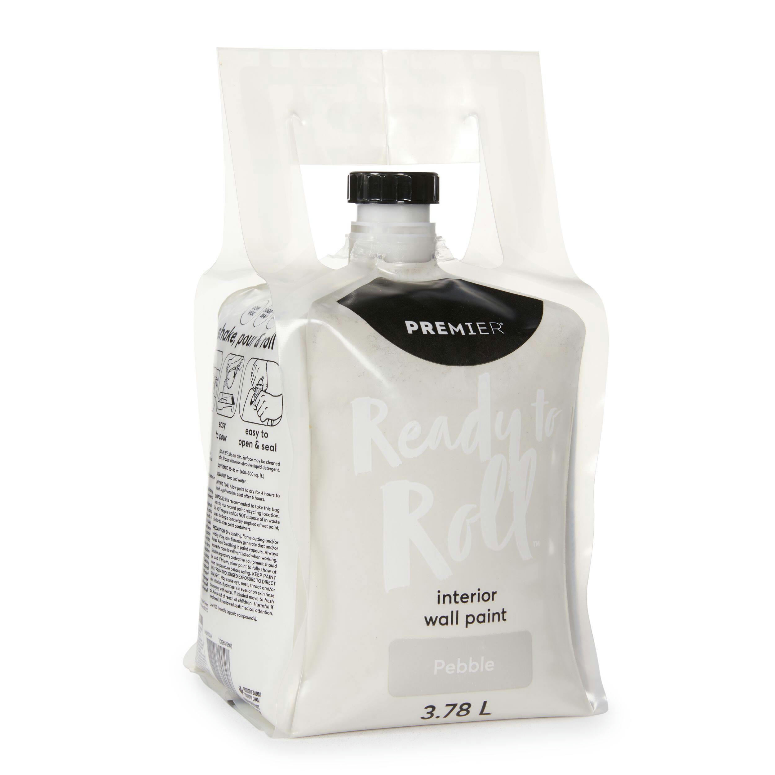 Premier Ready To Roll Interior Wall Paint, Eggshell, Pebble, 3.78-L/1-Gallon
