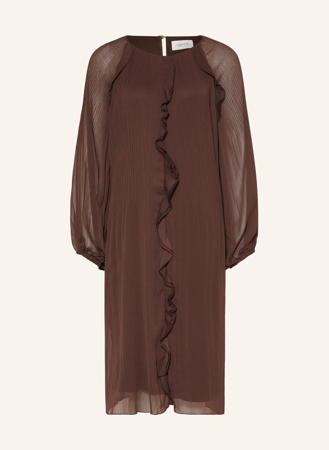 CARTOON Kleid mit Plissees und Volants
