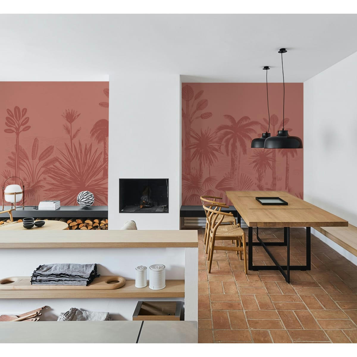 - Papier peint panoramique forêt des tropiques 340 x 250 cm