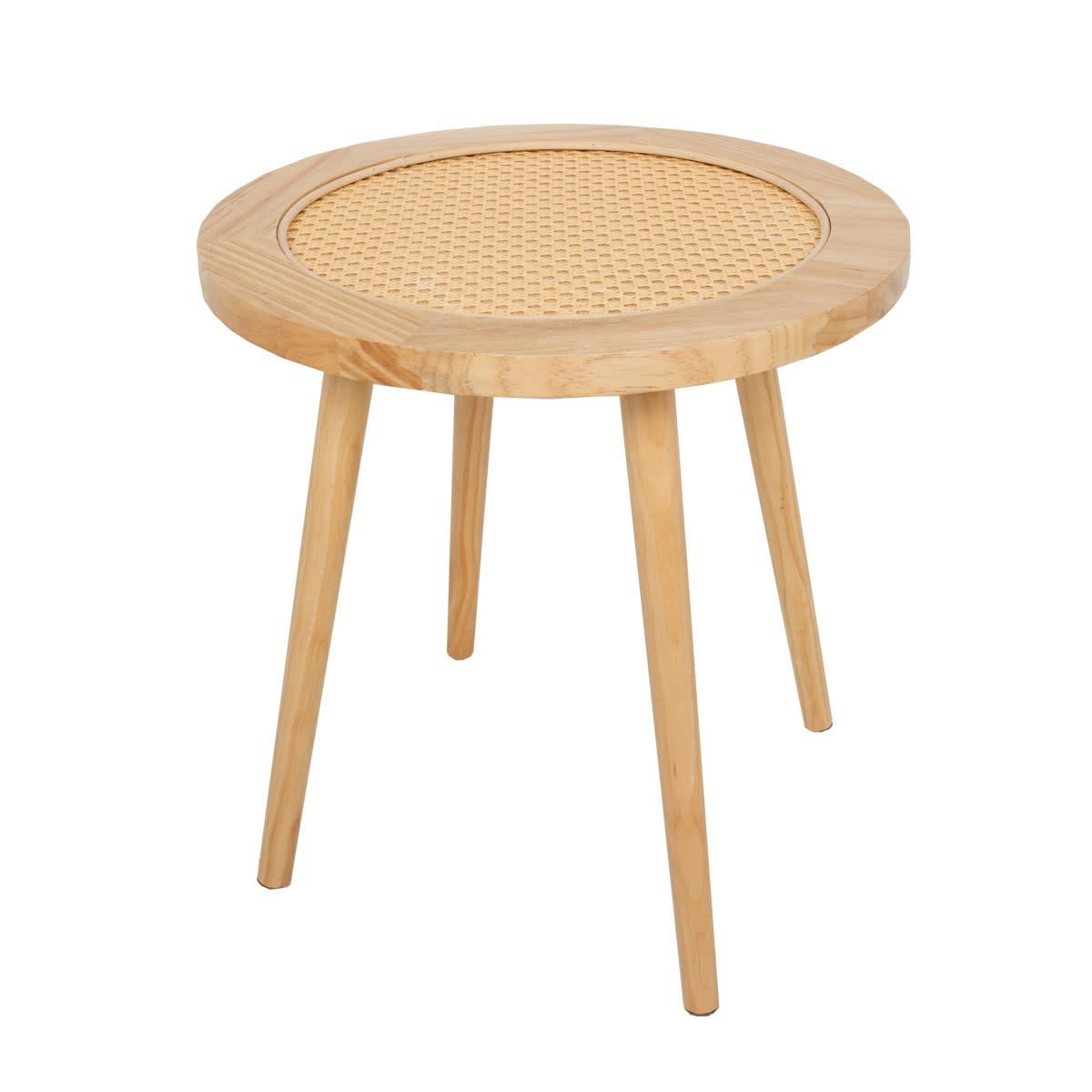 - Bout de canapé en bois multicolore