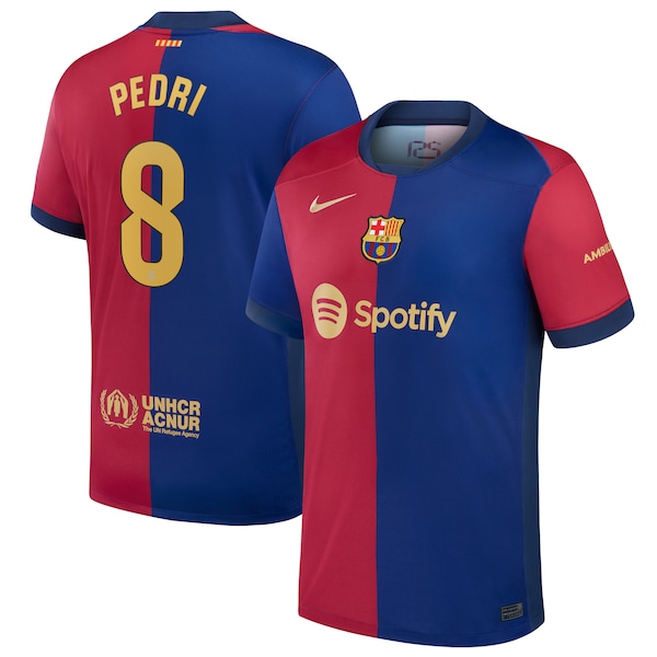 Pedri Barcelona Nike 2024/25 Home Replica Player Jersey - Royal