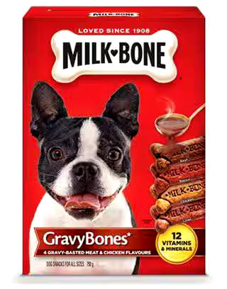 Milk-Bone GravyBones Dog Treats, 750-g