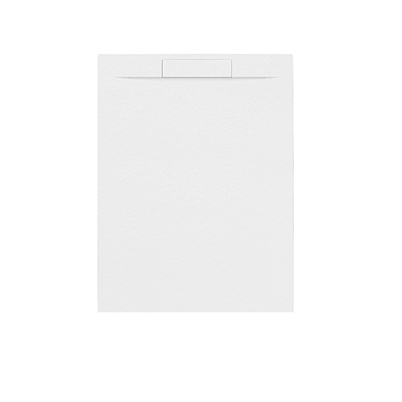 Receveur de douche Luna blanc rectangle 90 x 120 cm ALLIBERT