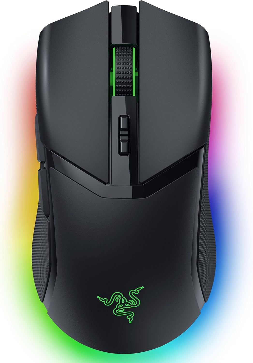 Razer Cobra Pro Wireless Gaming Mouse: 10 Customizable Controls - Chroma RGB Lighting - 30K Optical Sensor - Gen-3 Switches - 2.4GHz, Bluetooth & USB Type C - Up to 170 Hr Battery - Black