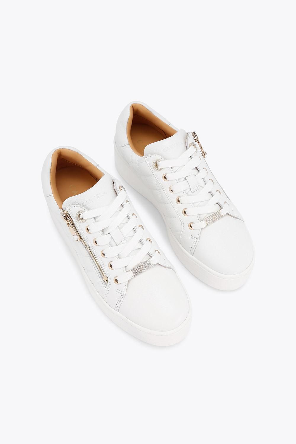 Carvela Connected Zip' Leather Trainers