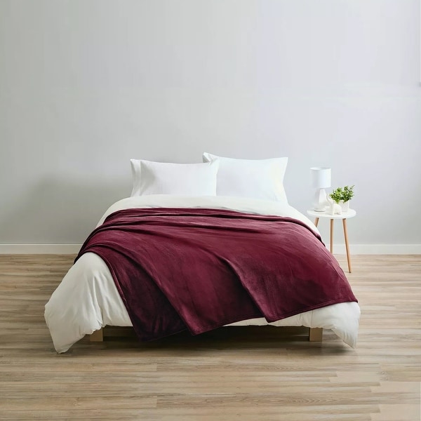 Sunbeam Queen Size Electric Fleece Heated Blanket with Dual Control