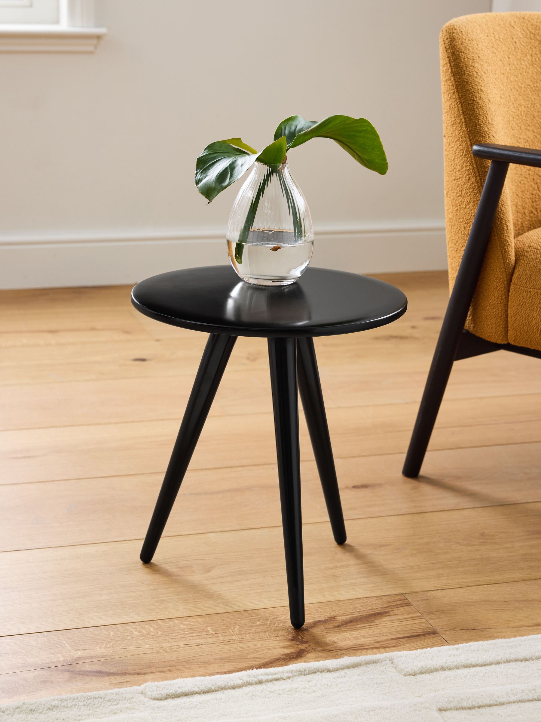 Jasper Conran London Black Bray Side Table