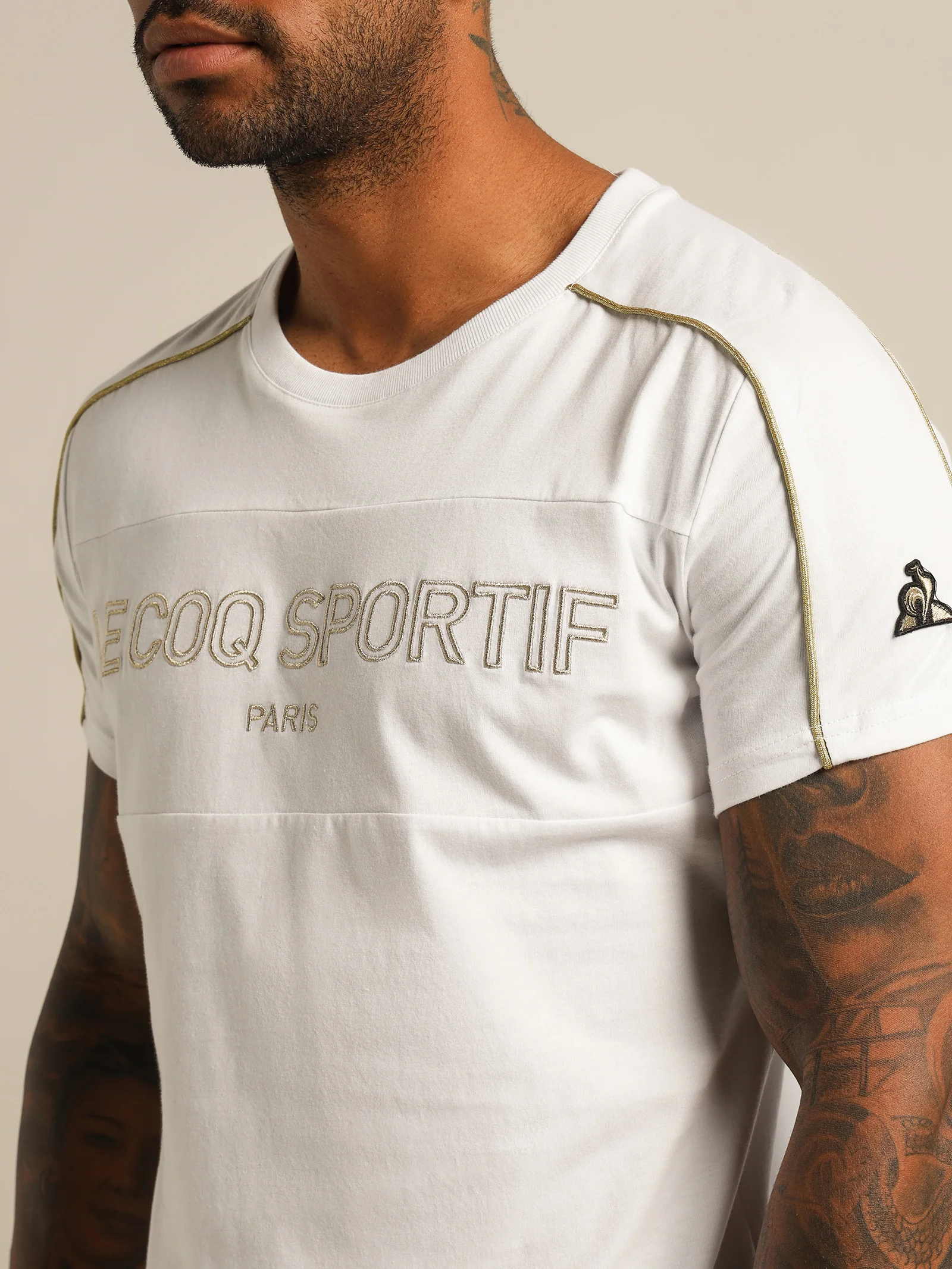 Garcon Gold Embroidered T-Shirt