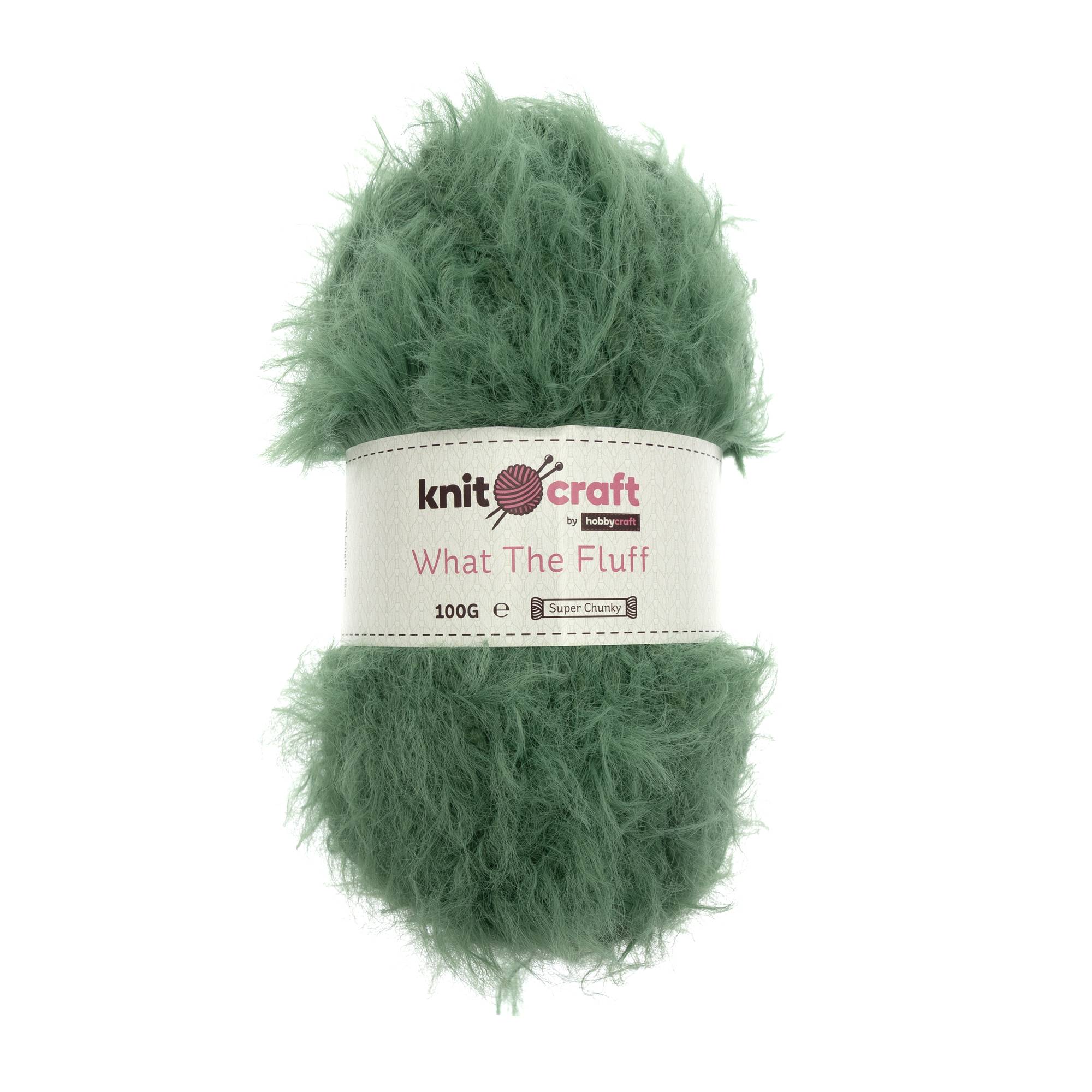 Knitcraft Green What the Fluff 100g