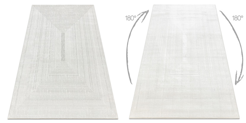 Dywan BALANCE 8788 krem - Geometryczny, strukturalny, glamour80x150 cm