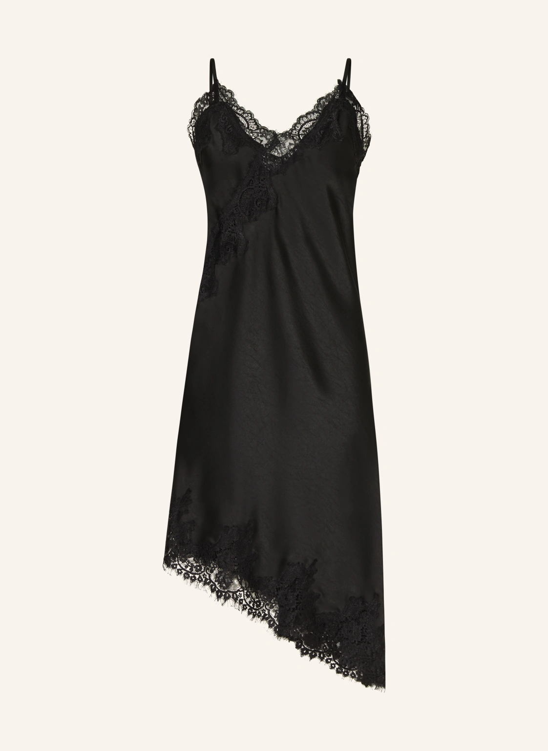 NEO NOIR Satinkleid SORELLE mit Spitze