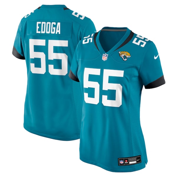 Chuma Edoga Jacksonville Jaguars Nike Women's Team Game Jersey -  Teal