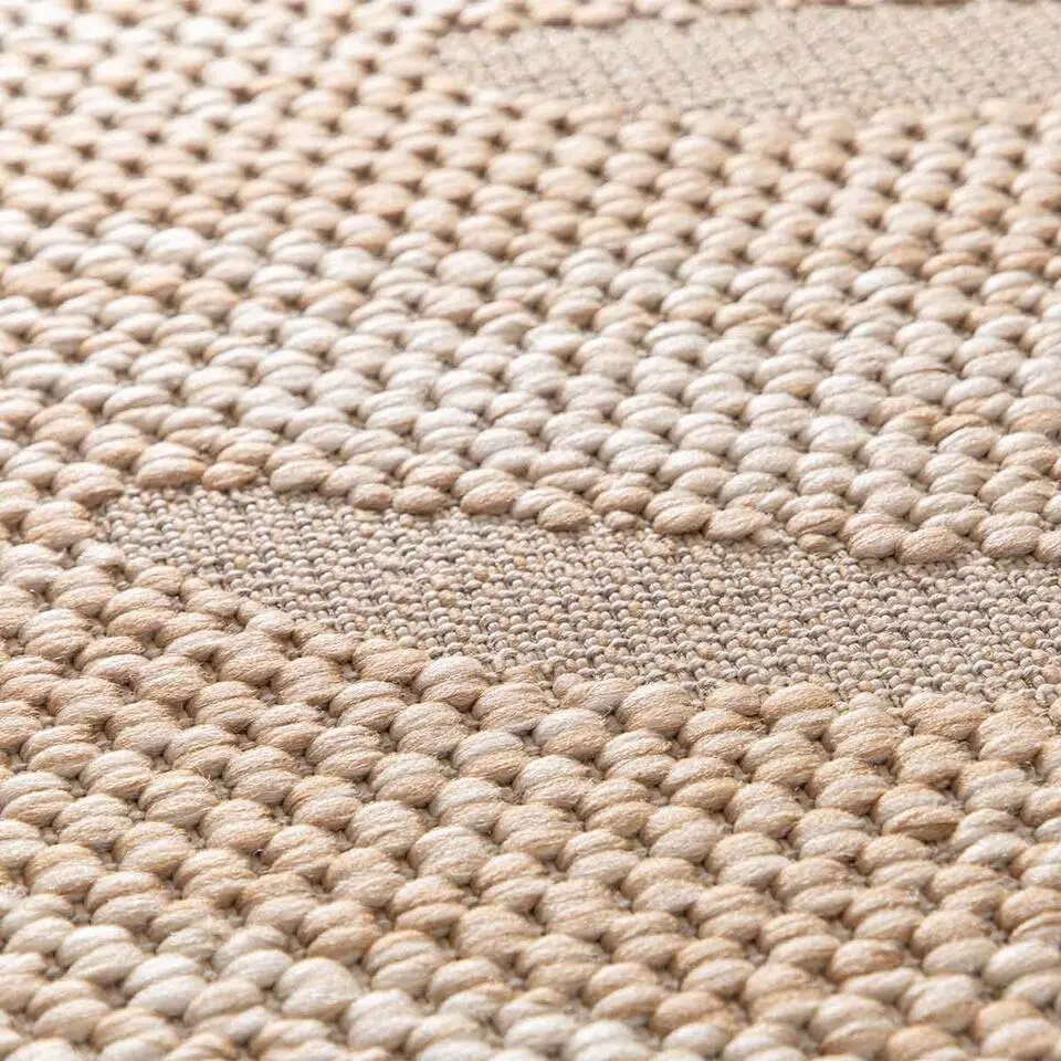 Naturalis buitenkleed - &Oslash;200 cm - blad taupe