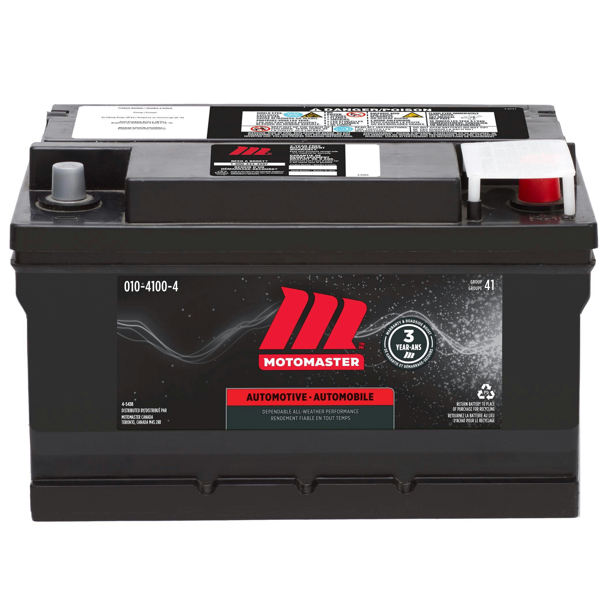 MOTOMASTER Group Size 41 Battery, 650 CCA