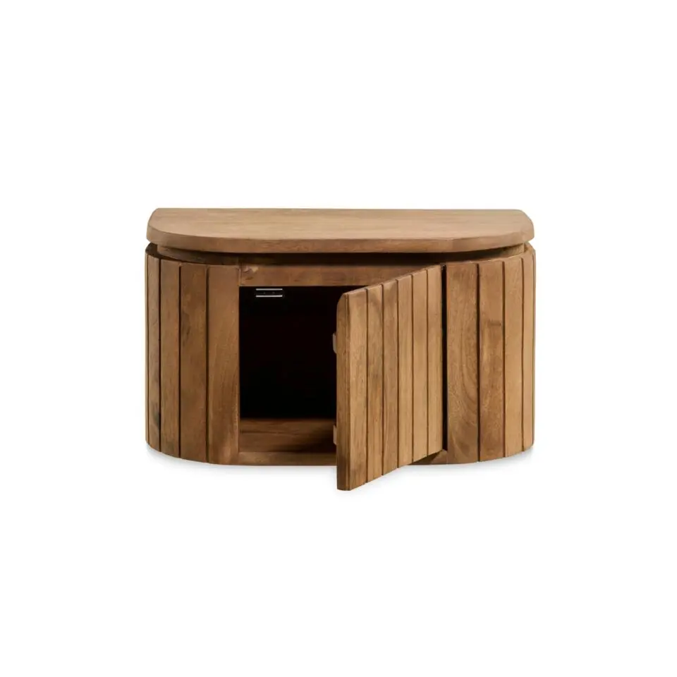 Nachtkastje Mokka - Lichtbruin Hangend