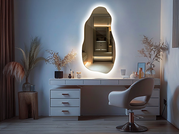 Miroir LED Tulup 40x80 cm LED froid style industriel premium 1 pc