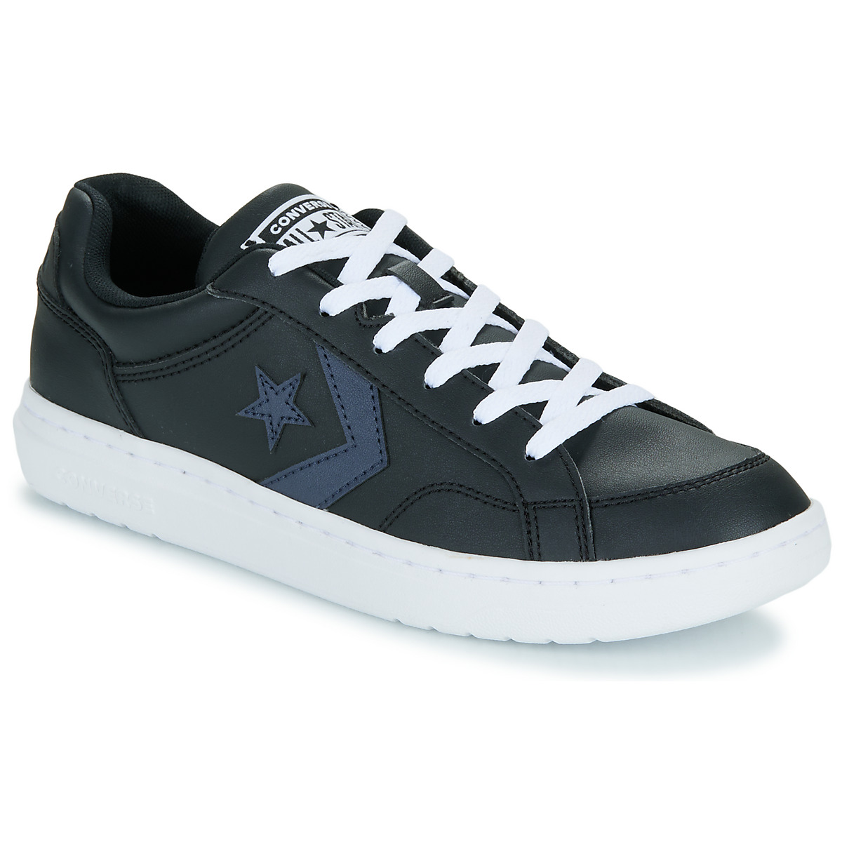 Converse - PRO BLAZE V2 FAUX LEATHER - Black / Blue