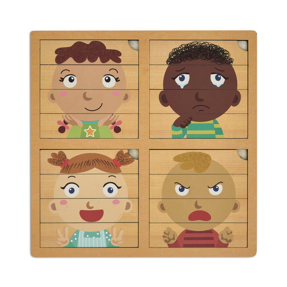 Puzzle des émotions en bois