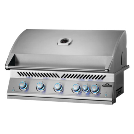 Barbecue gaz encastrable BIG 38 Série 700   brûleur arrière IR   rôtissoire - Napoléon