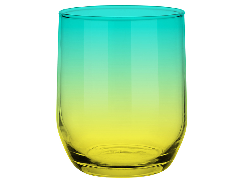 Komplet szklanek Colorful 6 sz. 300 ml wielokolorowych