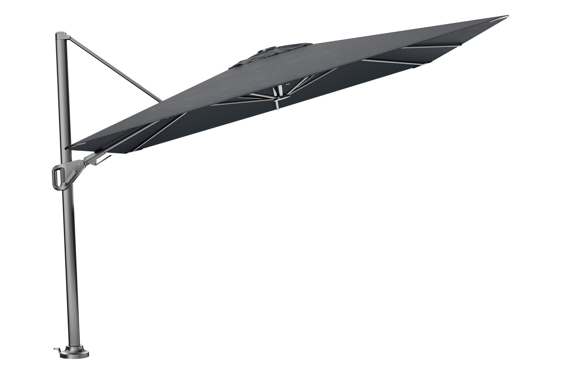 Platinum Nexus T2 zweefparasol Premium 3x3 - Faded black