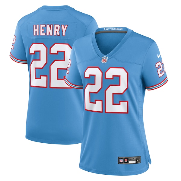 Derrick Henry Tennessee Titans Nike Women's Player Jersey - Light Blue/Navy